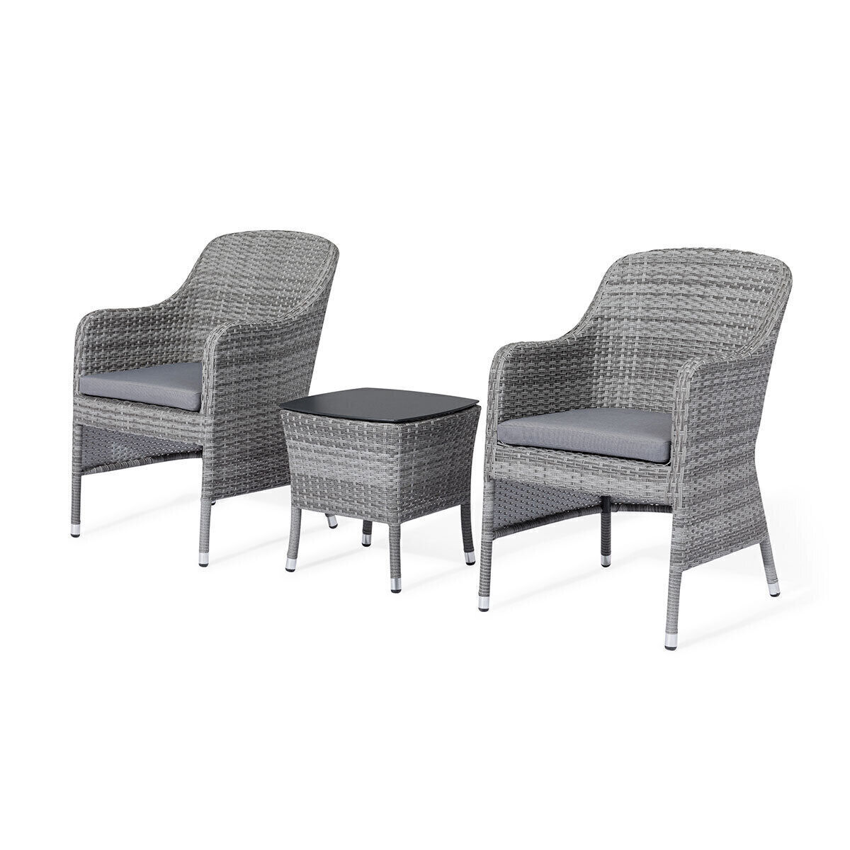 Homeflair - Santorini Rattan Bistro Set