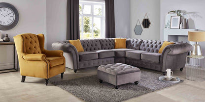 Bespoke Winchester Fabric Sofa Collection | Red Rose