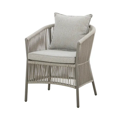 Maldives Rope Weave Pair of Dining Chairs