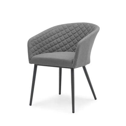 Outdoor Fabric Pair of Ambition Dining Chairs - Flanelle