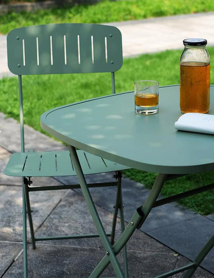 Venice 2 Seater Folding Bistro Set in Olive