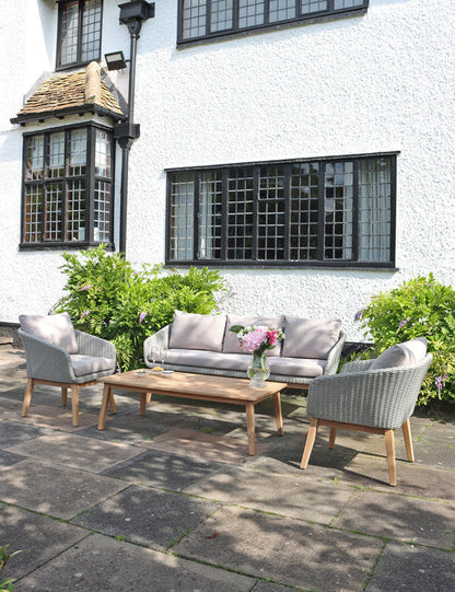 Sol 5 Seater Lounge Set with Rectangular Coffee Table