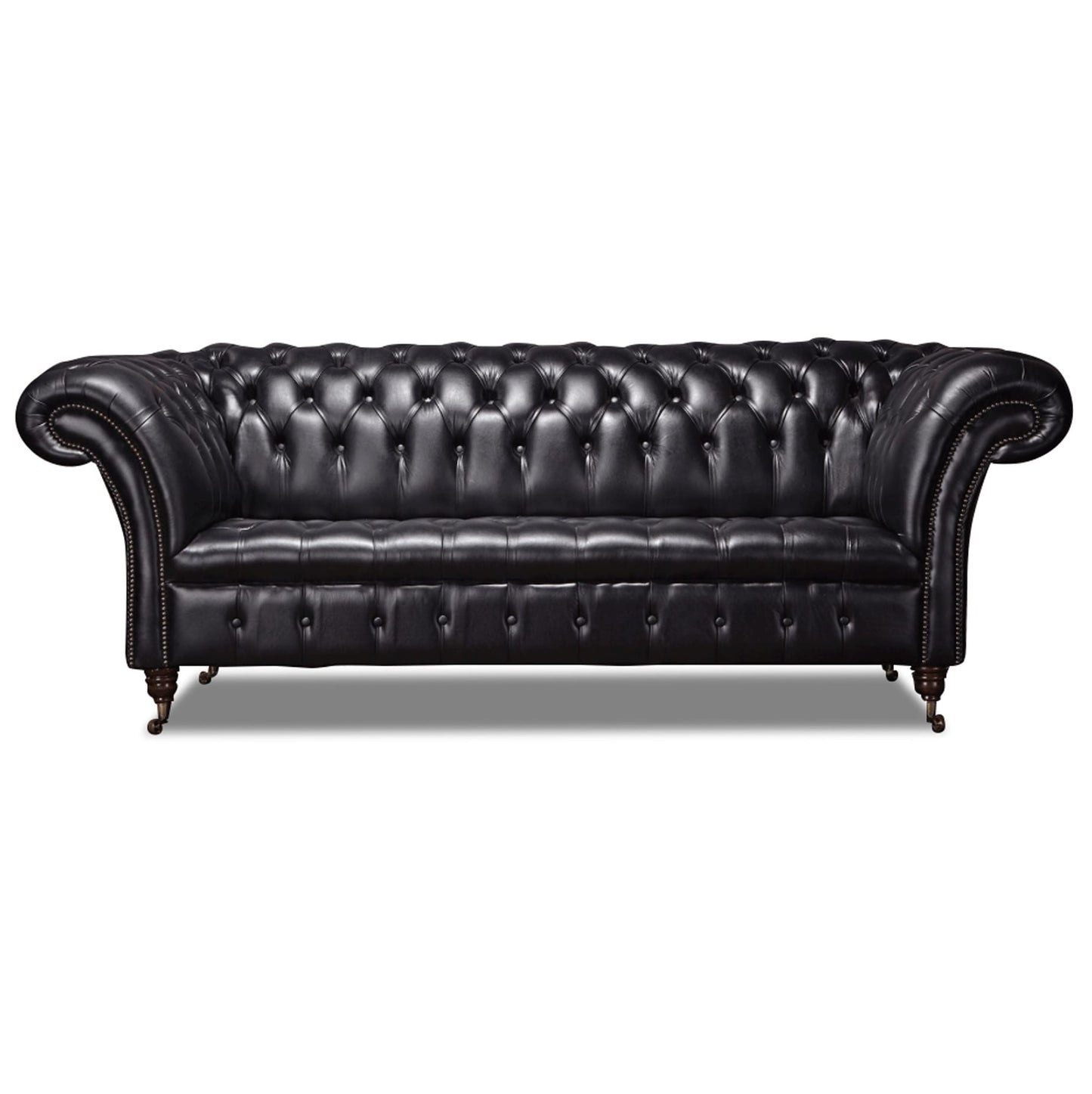 Collingwood Leather 3 Seater Chesterfield Sofa | Arnie