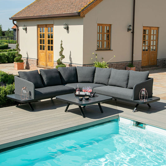 Homeflair - Outdoor Fabric Cove Corner Sofa Group