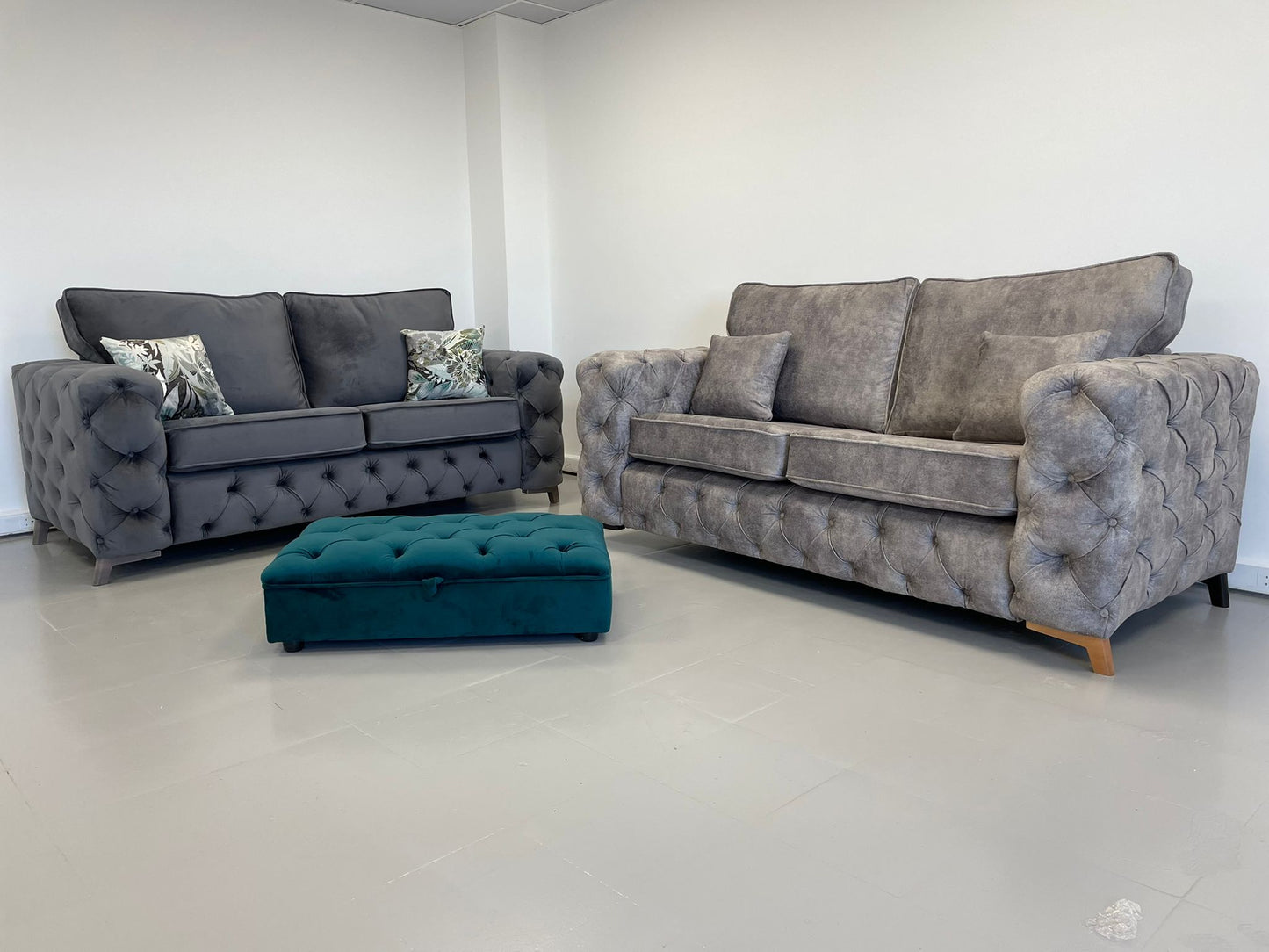 Modular Bespoke Gatsby Fabric Sofa Collection | Red Rose