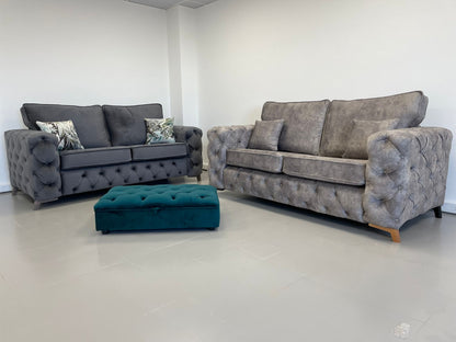 Modular Bespoke Gatsby Fabric Sofa Collection | Red Rose