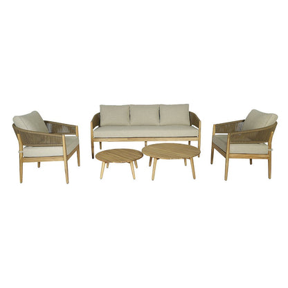 Homeflair - Porto Rope Weave 2 Seat Sofa Set