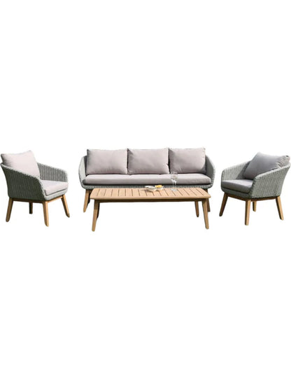 Sol 5 Seater Lounge Set with Rectangular Coffee Table