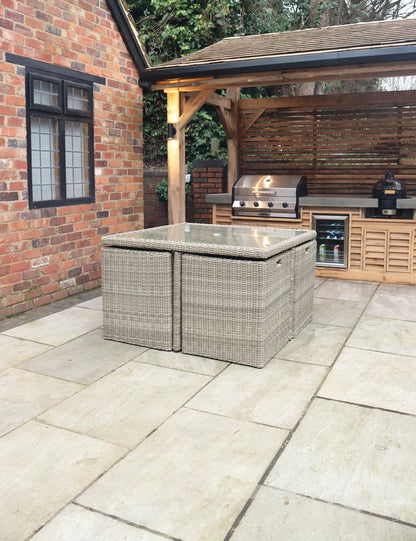 Wentworth 8 Seater Cube Dining Set