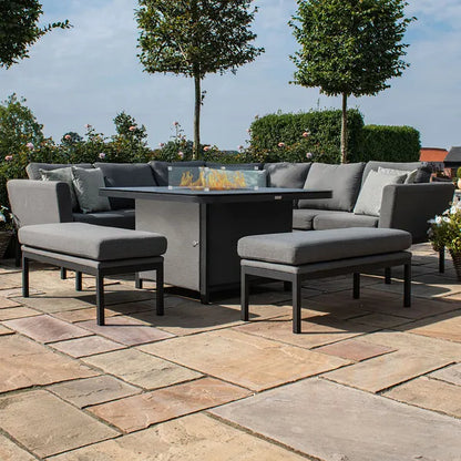 Homeflair – Outdoor Fabric Pulse Square Corner Dining Set