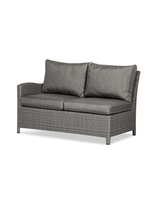 Paris 8 Seater Deluxe Modular Corner Dining & Lounging Set -with Square Fire Pit Table