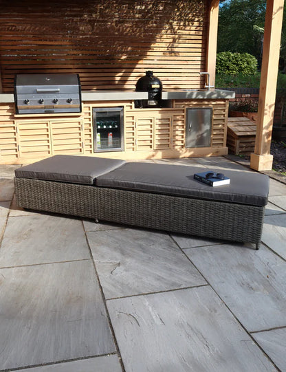 Paris Rattan Sun Lounger