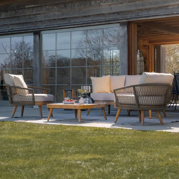 Bali Rope Weave 3 Seat Sofa Set