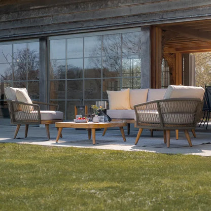 Bali Rope Weave 3 Seat Sofa Set