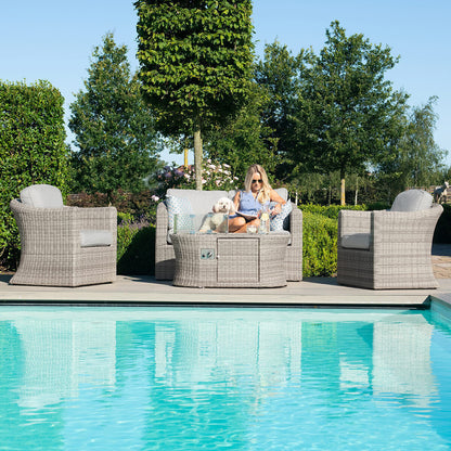 Homeflair – Oxford 2 Seat Rattan Sofa Set