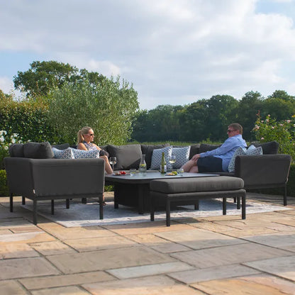 Homeflair – Outdoor Fabric Pulse Square Corner Dining Set