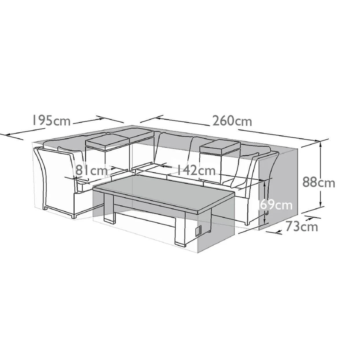 Homeflair -Henley Corner Dining Set