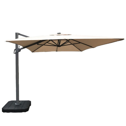 Homeflair -Atlas 2.4m x 3.3m Rectangular Rotating Cantilever Parasol