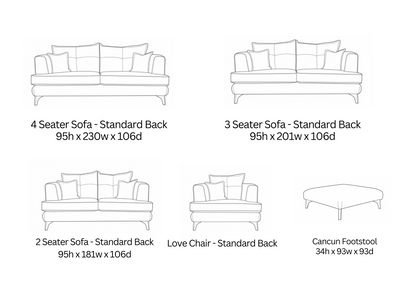 Cancun Fabric Sofa Collection | Buoyant Upholstery