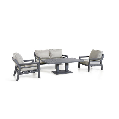 Homeflair - New York 2 Seat Aluminium Sofa Set