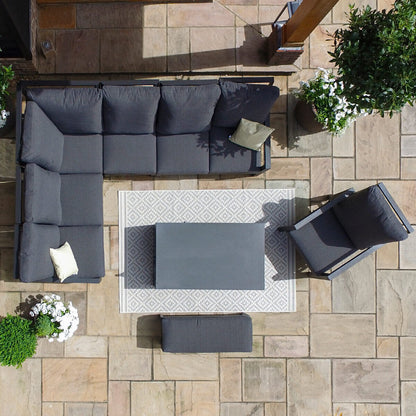 Homeflair - Manhattan Reclining Aluminium Corner Dining Set