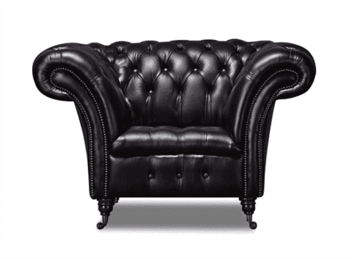 Collingwood Leather Chesterfield Armchair | Arnie