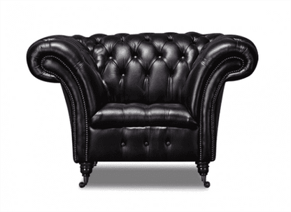 Collingwood Leather Chesterfield Armchair | Arnie