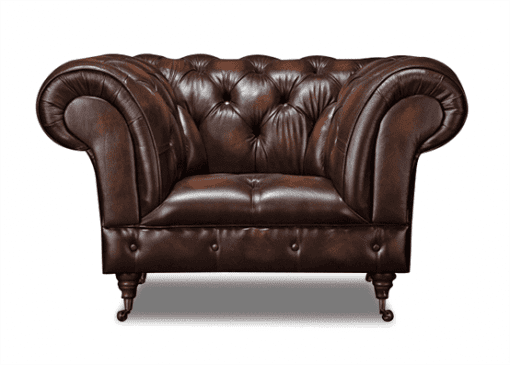 Trafalgar Leather Chesterfield Armchair | Arnie