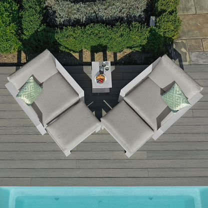 Homeflair - Amalfi Aluminium Lounge Set