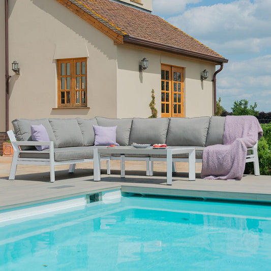 Homeflair -  New York Aluminium Corner Sofa Set
