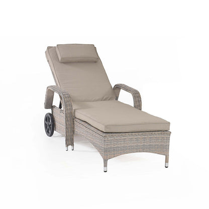 Homeflair - Cotswold Rattan Sunlounger Set