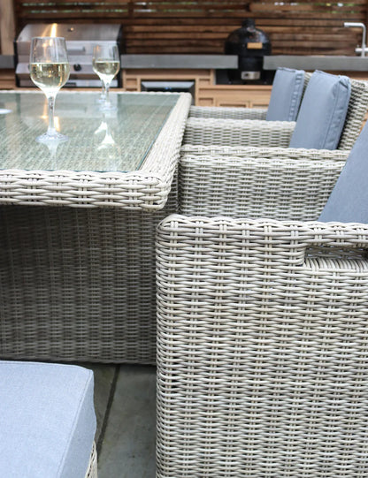 Wentworth 10 Seater Cube Dining Set