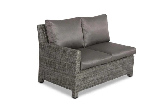 Paris 8 Seater Deluxe Modular Corner Dining & Lounging Set -with Square Fire Pit Table