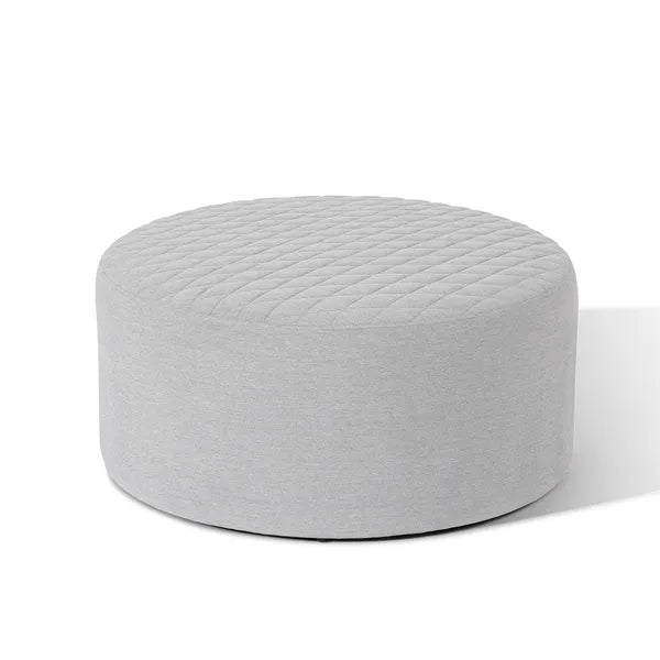 Homeflair -Outdoor Fabric Ambition Quilted Footstool