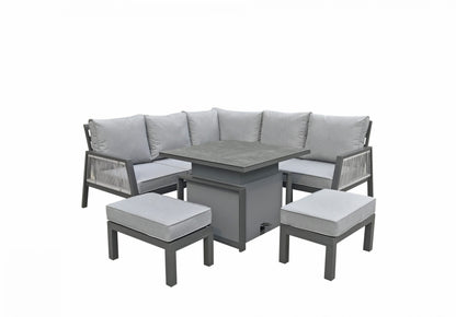 Rattan Corner Sofa with 2 Benches and Lift Table | Bettina | Bett0361_0475