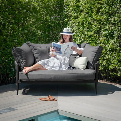 Milan Rope Weave Daybed - Cool Linen