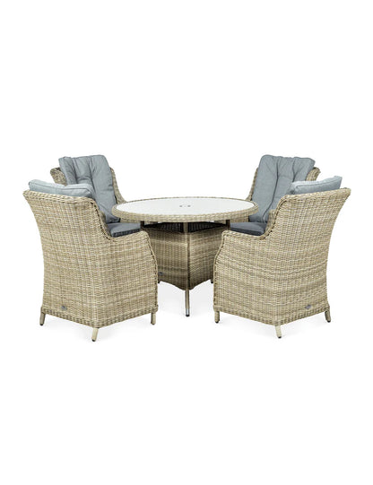 Wentworth 4 Seater Comfort Dining Set