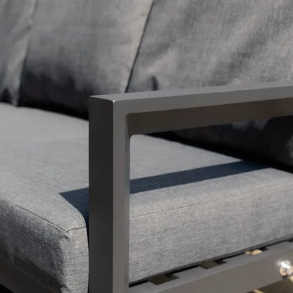 Manhattan Reclining Aluminium Corner Sofa Set