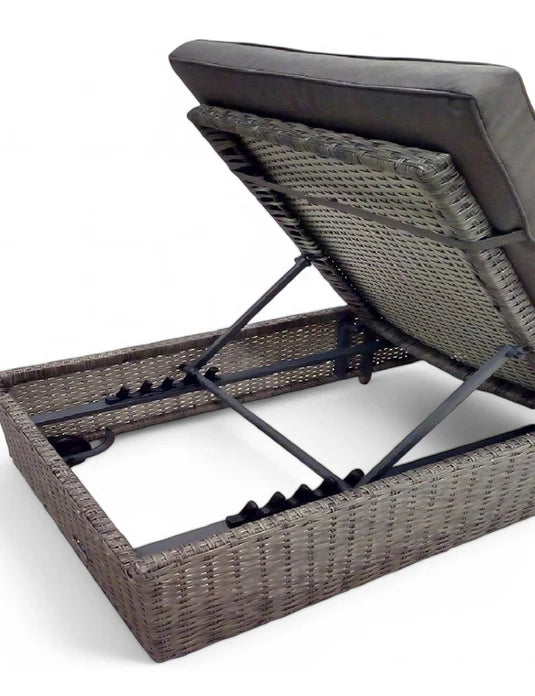 Paris Rattan Sun Lounger