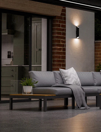 Aspen Teak 6 Seater Modular Corner Lounging Set with Coffee Table
