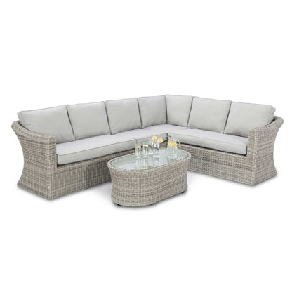 Homeflair - Oxford Large Rattan Corner Sofa Set