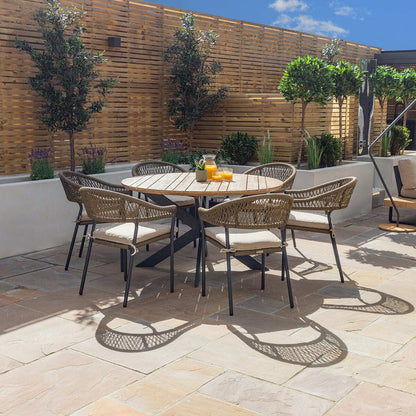 Homeflair - Bali Rope Weave Dining Set