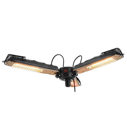 Homeflair -2000W Vulcan Parasol Tri Electric Patio Heater