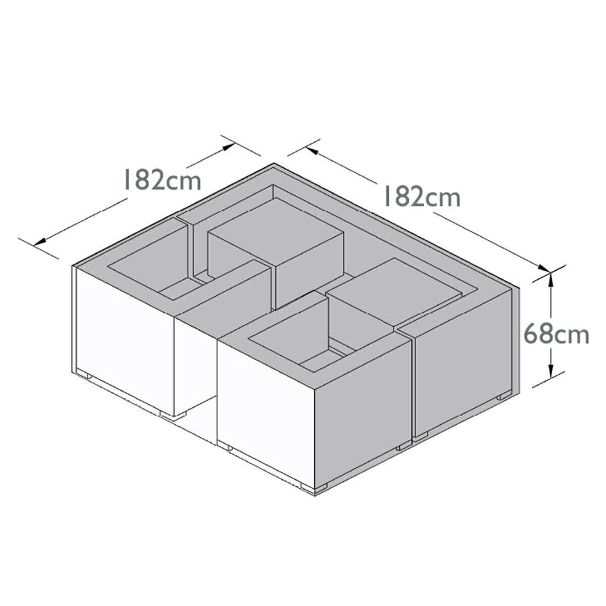 Homeflair -3 Seat Sofa Set - Garden Furniture Cover