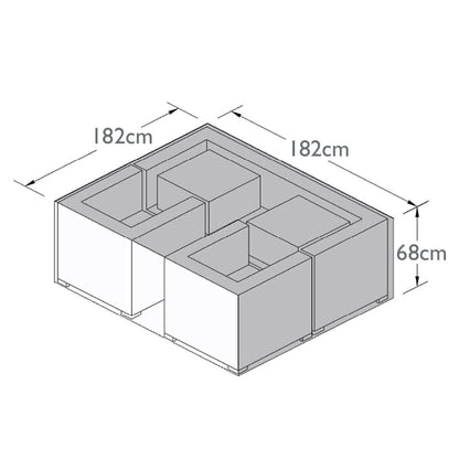 Homeflair -3 Seat Sofa Set - Garden Furniture Cover