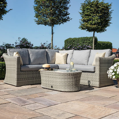 Homeflair - Oxford Small Rattan Corner Sofa Set