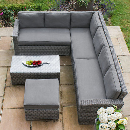 Homeflair - Victoria Large Rattan Corner Group