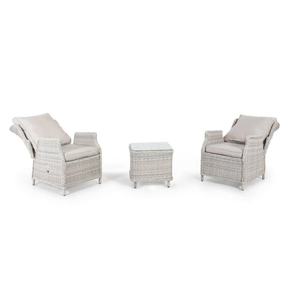 Homeflair - Cotswold Reclining Rattan Bistro Set