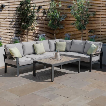 Vancouver 2 Seat Sofa Aluminium Corner Sofa Set