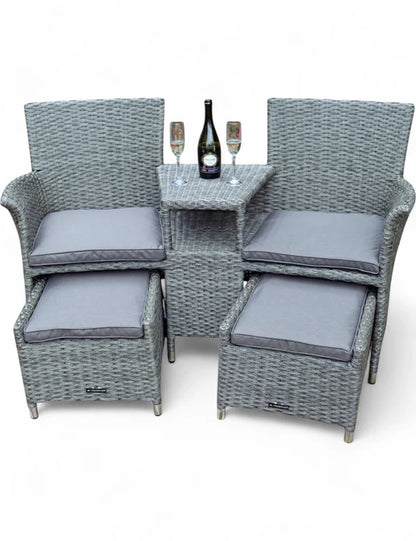 Paris 2 Seater Fixed Companion Set